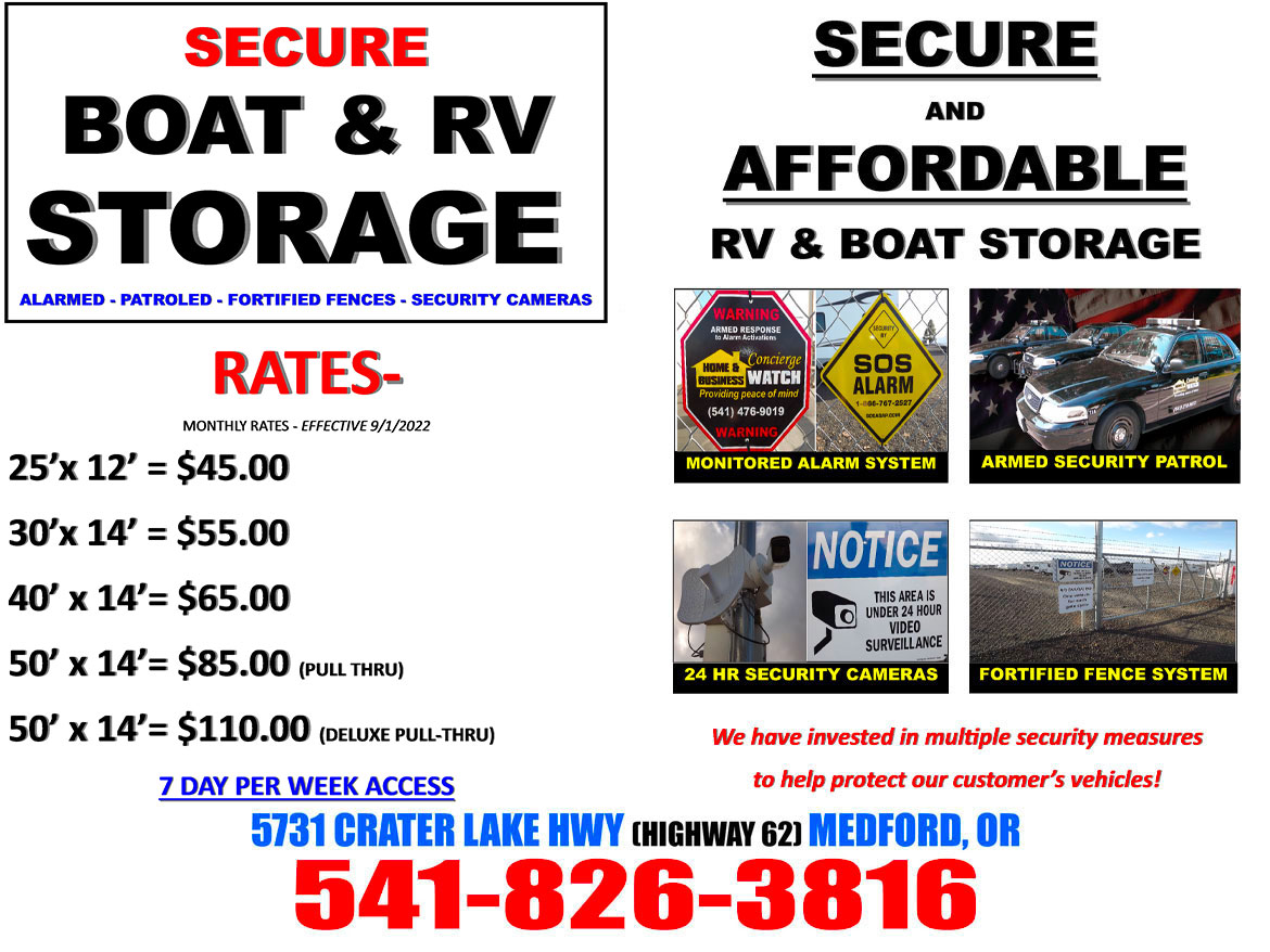 Covered Rv Storage Medford Oregon Dandk Organizer